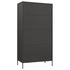Lady Jillian -  Wardrobe Anthracite 90x50x180 cm Steel